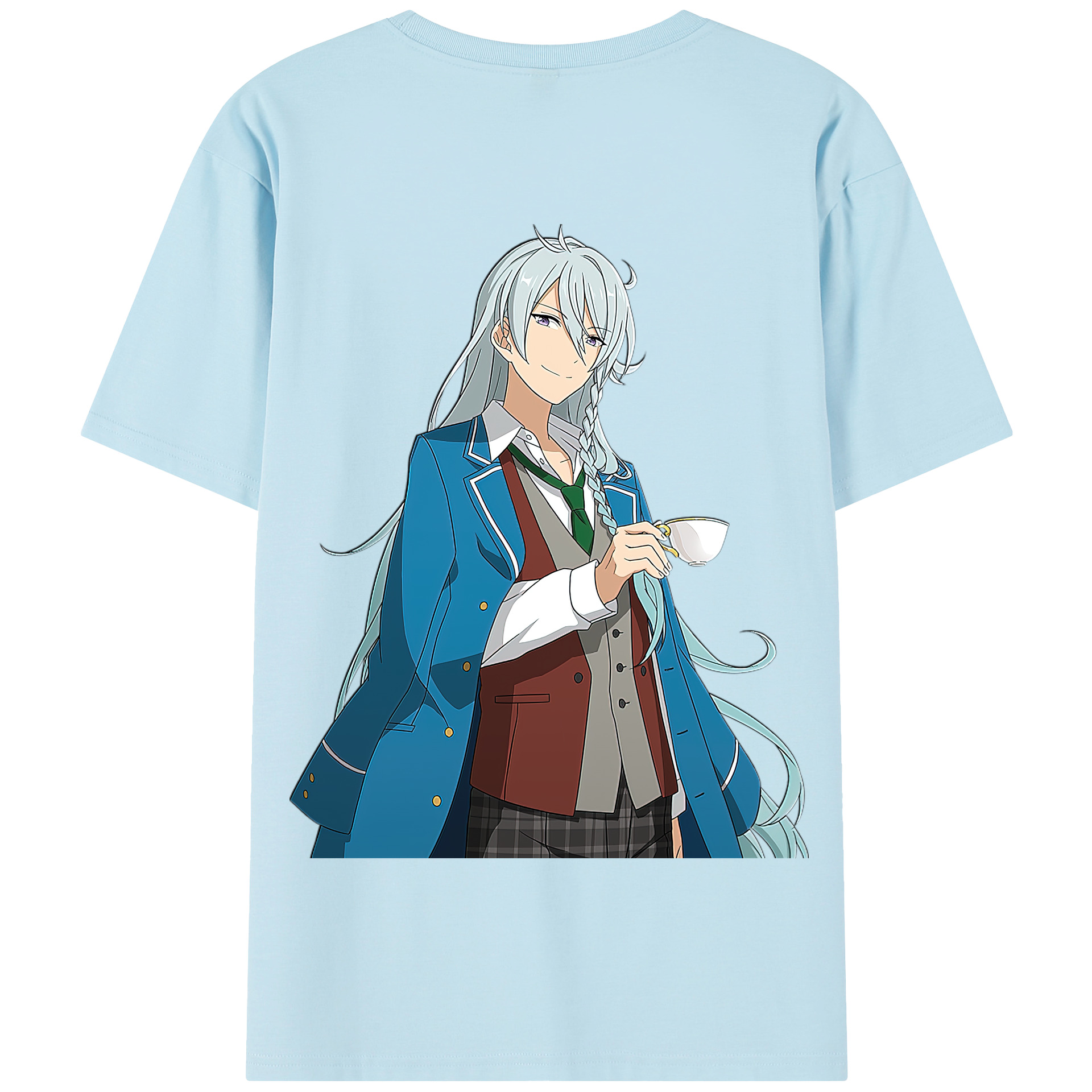 （画像用） あんさんぶるスターズ! Ensemble Stars 綿100％半袖Tシャツ（背面プリント）